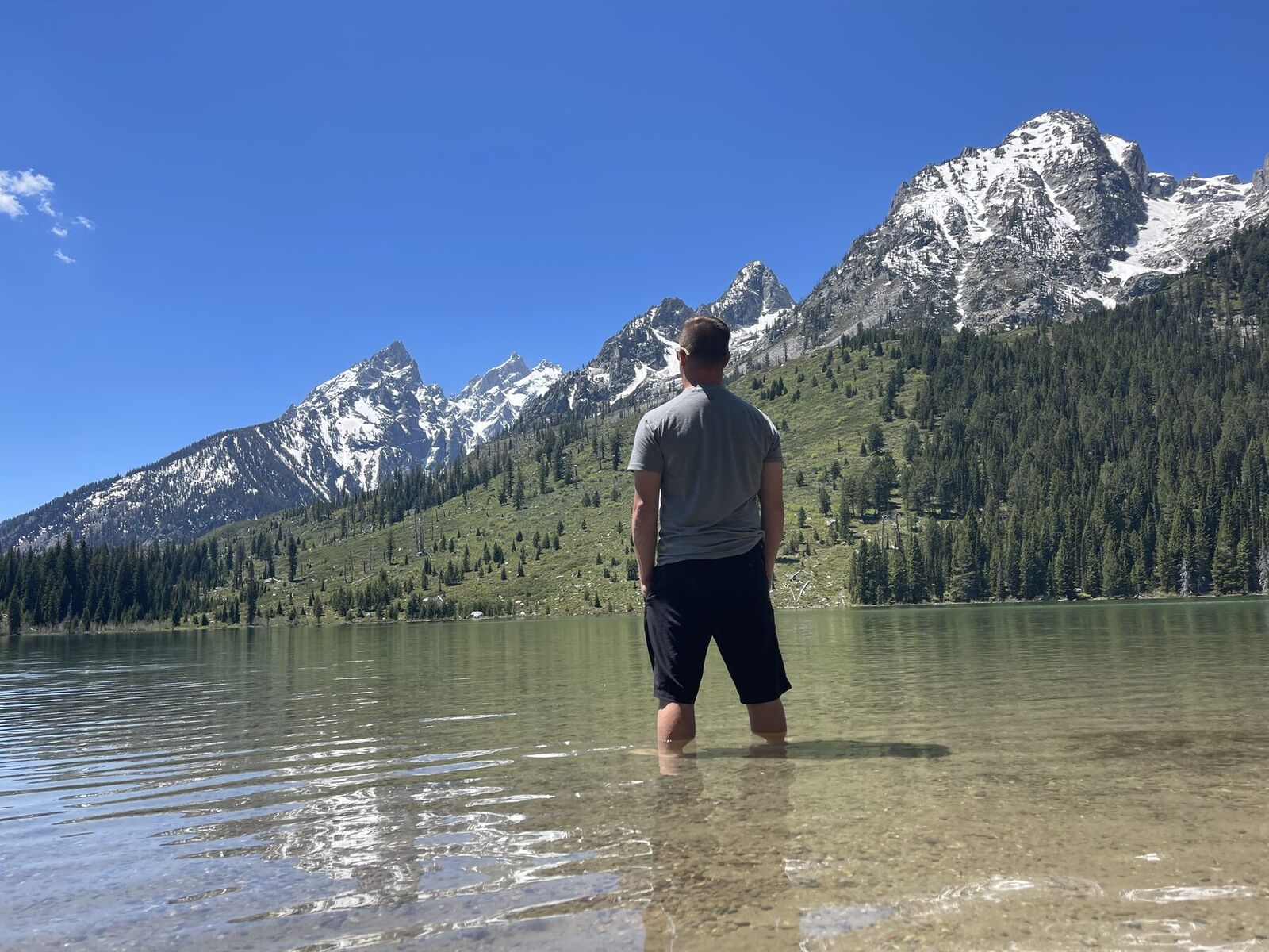Below the Tetons, Wyoming