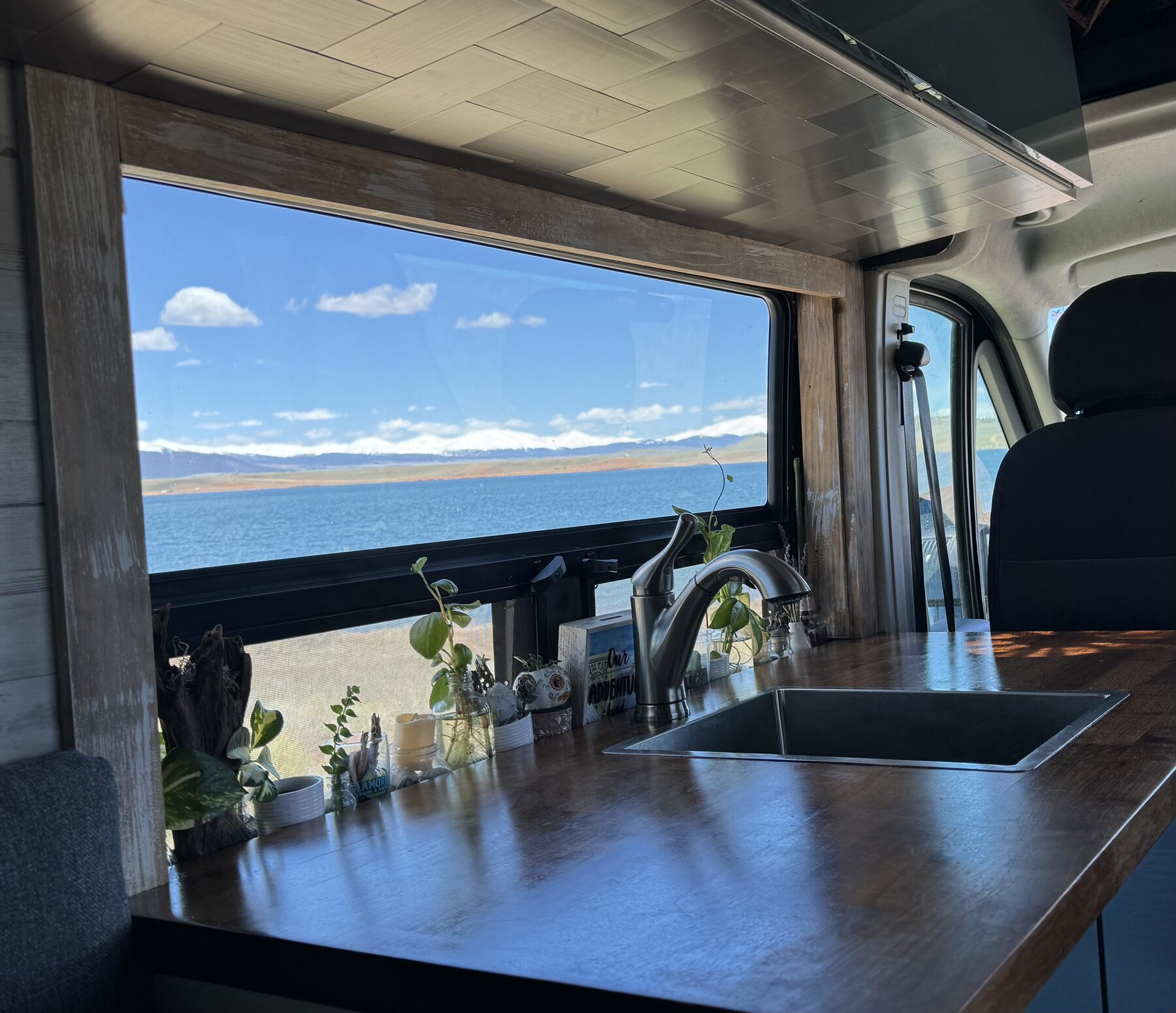 Inside the Van: One Corner of Home